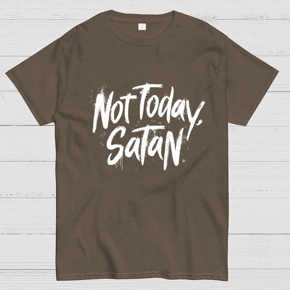 Not Today Satan Unisex Geek T-Shirt