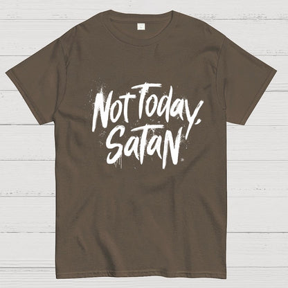 Not Today Satan Unisex Geek T-Shirt