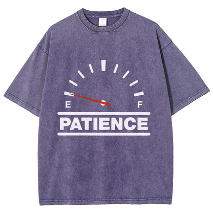 Funny Patience Vintage Distressed T-shirt