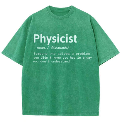 Physics Lover Vintage Distressed T-shirt