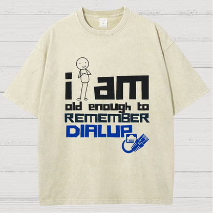 Dialup Internet Vintage Distressed T-shirt