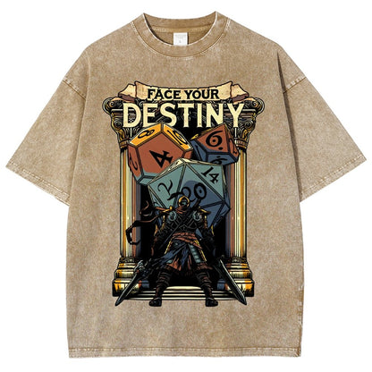 Face your destiny Vintage Distressed T-shirt