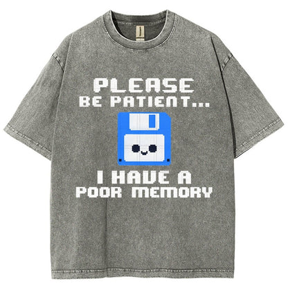 Floppy poor memory Vintage Distressed T-shirt