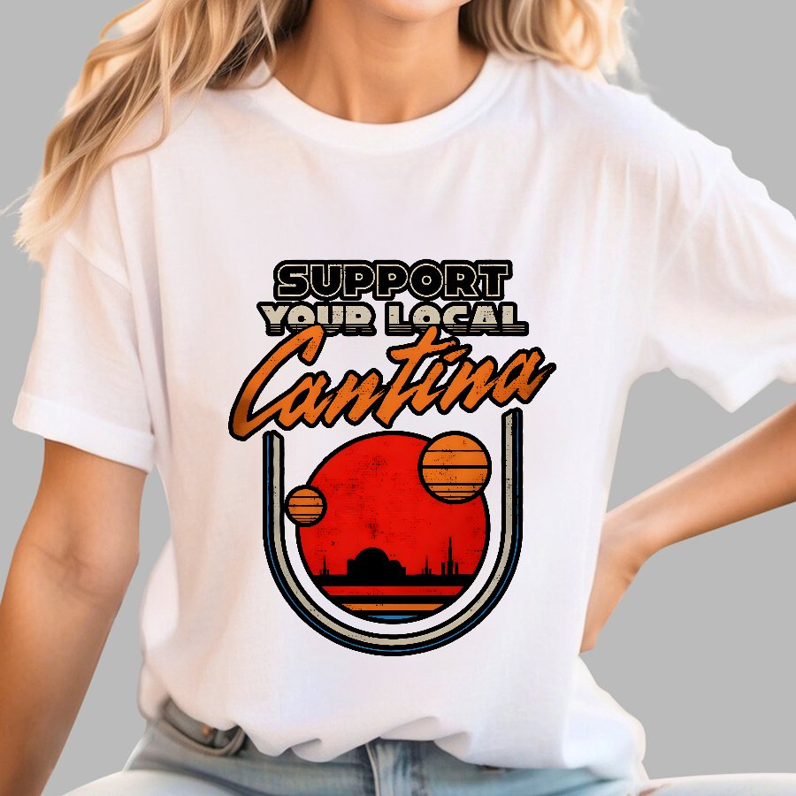 Support Your Local Hangout Geek T-Shirt