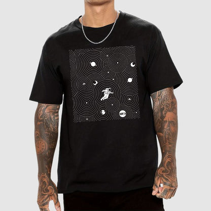 Zen Garden Astronaut Pattern Geek T-Shirt