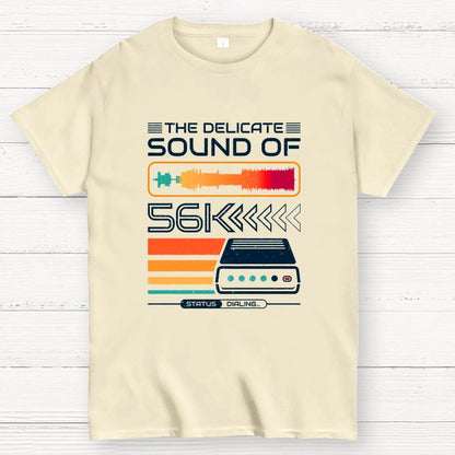 Delicate Sound of 56K Retro Modem Geek T-Shirt