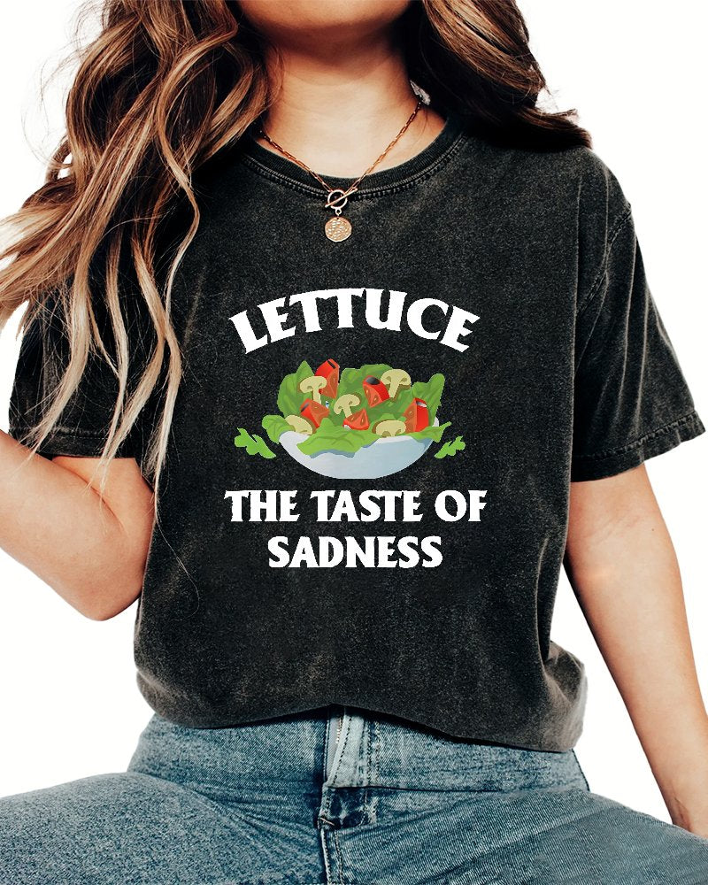 Lettuce The Taste Of Sadness Vintage Distressed T-shirt