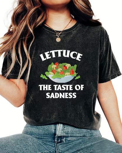 Lettuce The Taste Of Sadness Vintage Distressed T-shirt