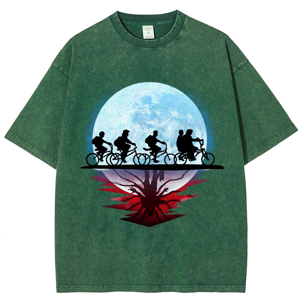 Strange Moon Vintage Distressed T-shirt