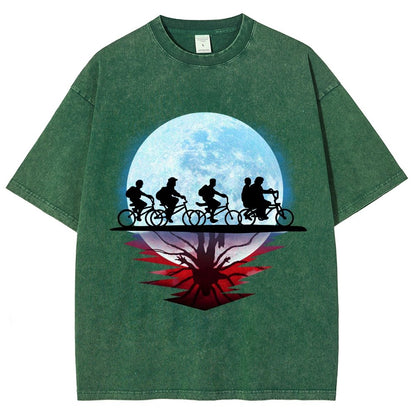 Strange Moon Vintage Distressed T-shirt