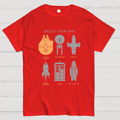 Choose Your Ship Geeky T-Shirt