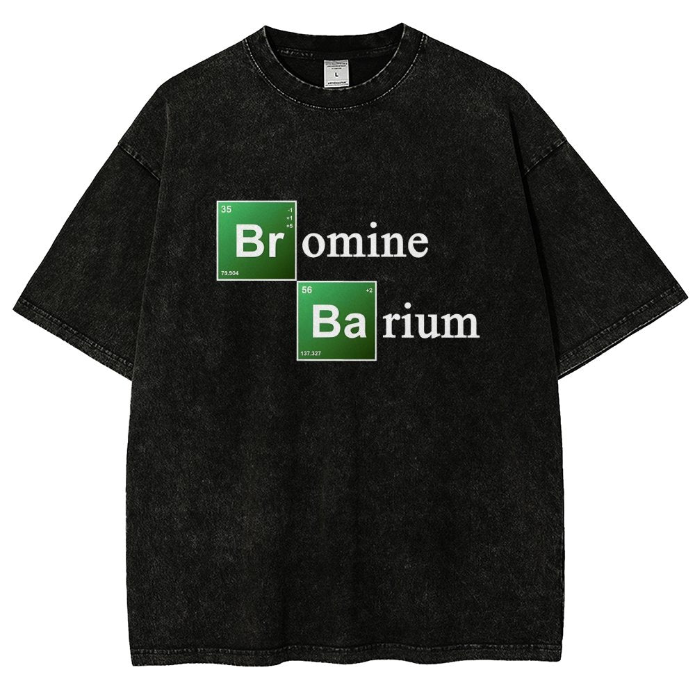 Chemical Adventure Bromine Barium Vintage Distressed T-shirt