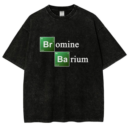 Chemical Adventure Bromine Barium Vintage Distressed T-shirt