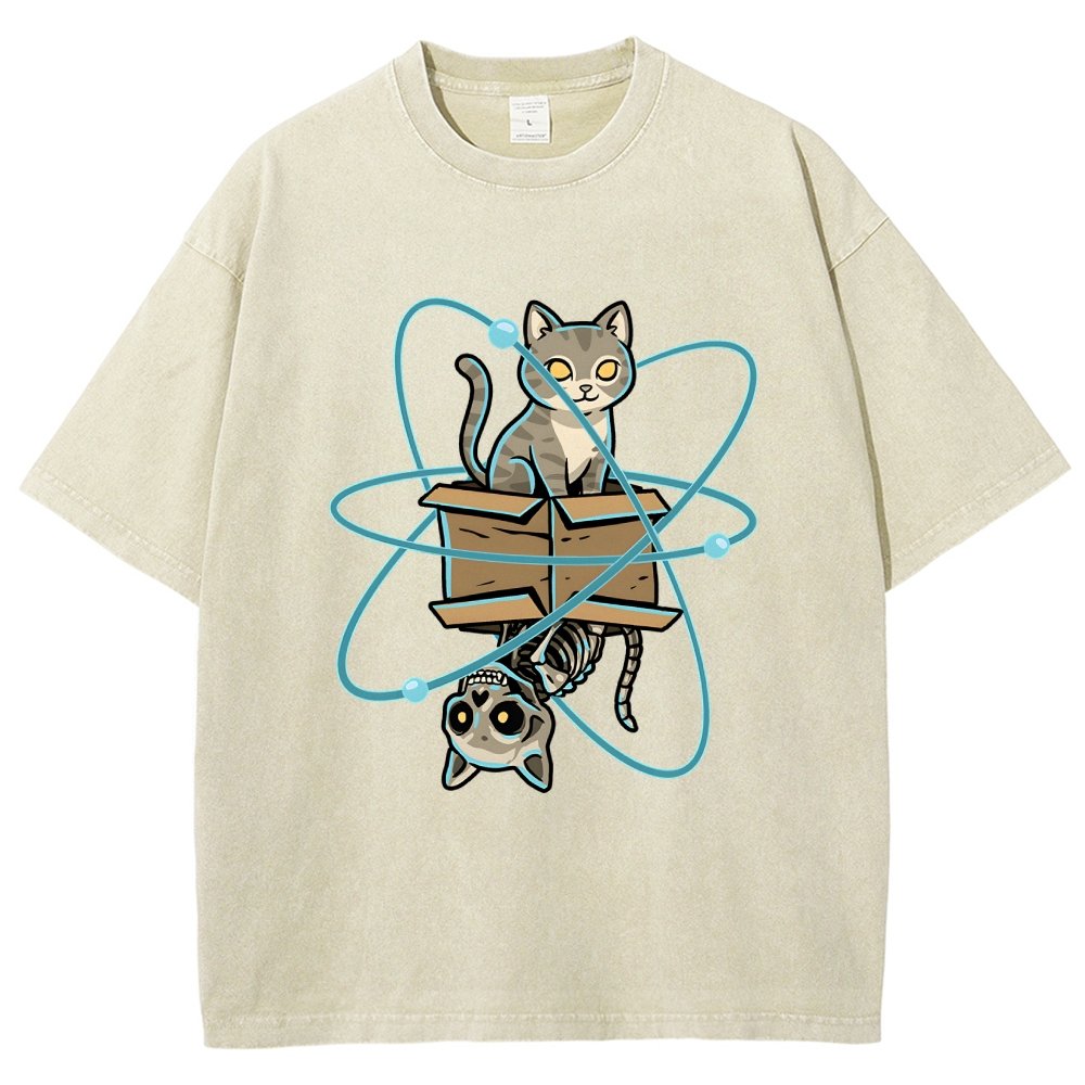 Schrodinger's Pet Vintage Distressed T-shirt