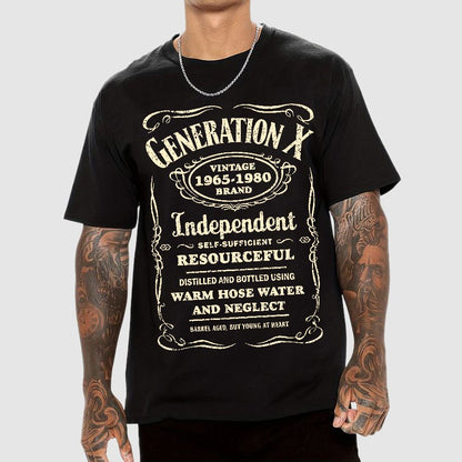 GEN X Barrel Aged, But Young At Heart Geek T-Shirt