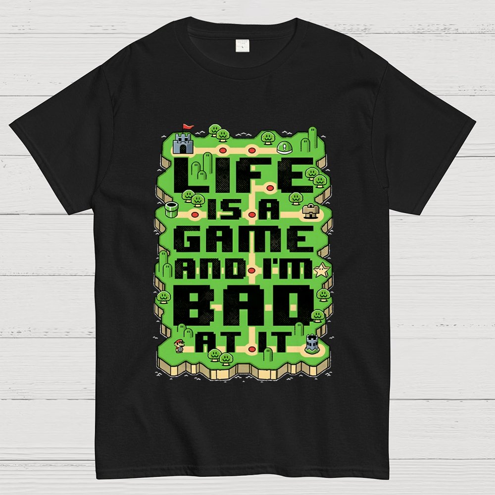 Vintage Game Map Joke Geek T-Shirt