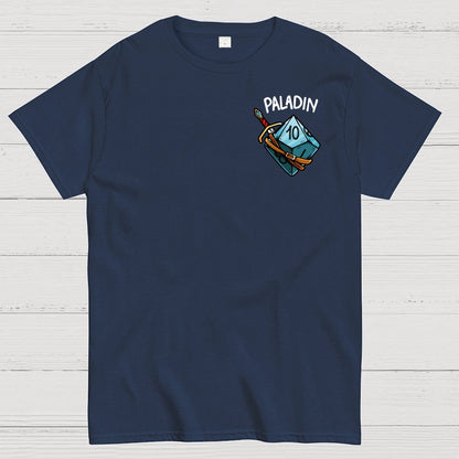 Paladin Dice Front And Back Printing Geek T-Shirt