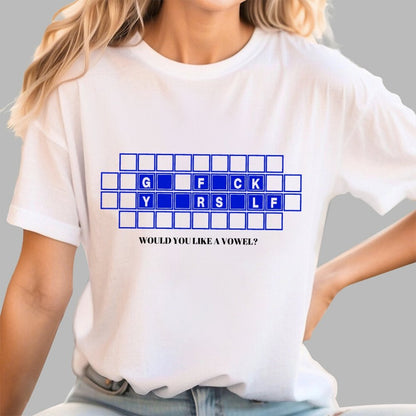 A Vowel Please Geek T-Shirt