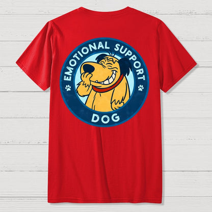 Dog Support Or Not? Front And Back Printing Geek T-Shirt