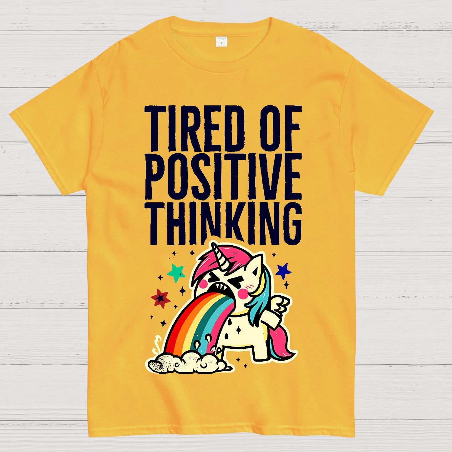 Tired of Positive Thinking Geek T-Shirt