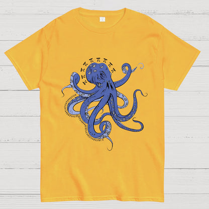 Funny Pi Day Octopus Geeky T-Shirt