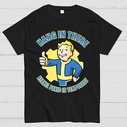 Hang In There-Kernel Panic Is Temporary Geek T-Shirt