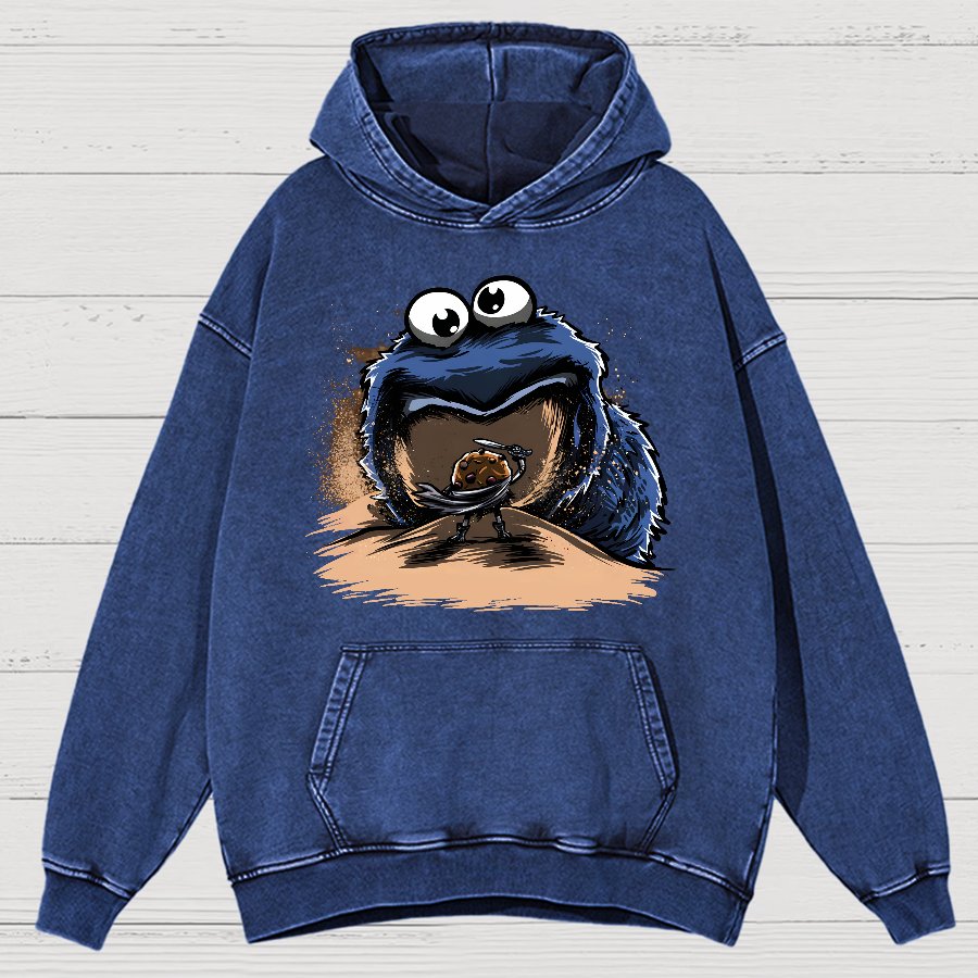 Cookieworm Vintage Distressed Hoodie