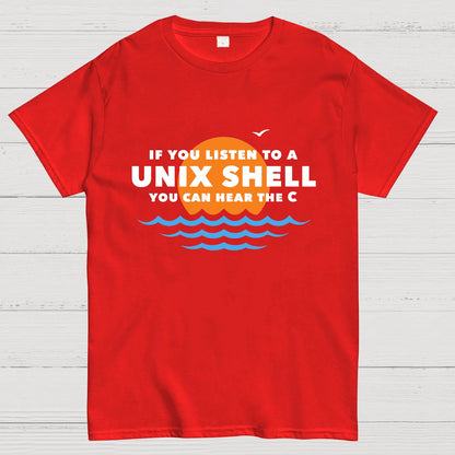 Unix Shell Geeky T-Shirt