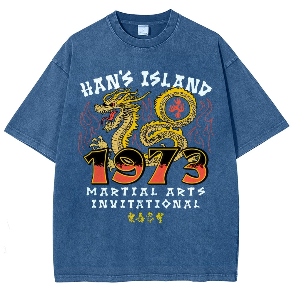 Sun's Island Martial Arts Invitational 1973 Vintage Distressed T-shirt