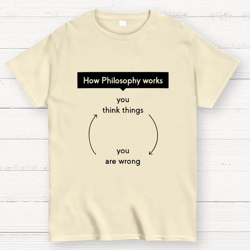 How Philosophy works Geek T-Shirt