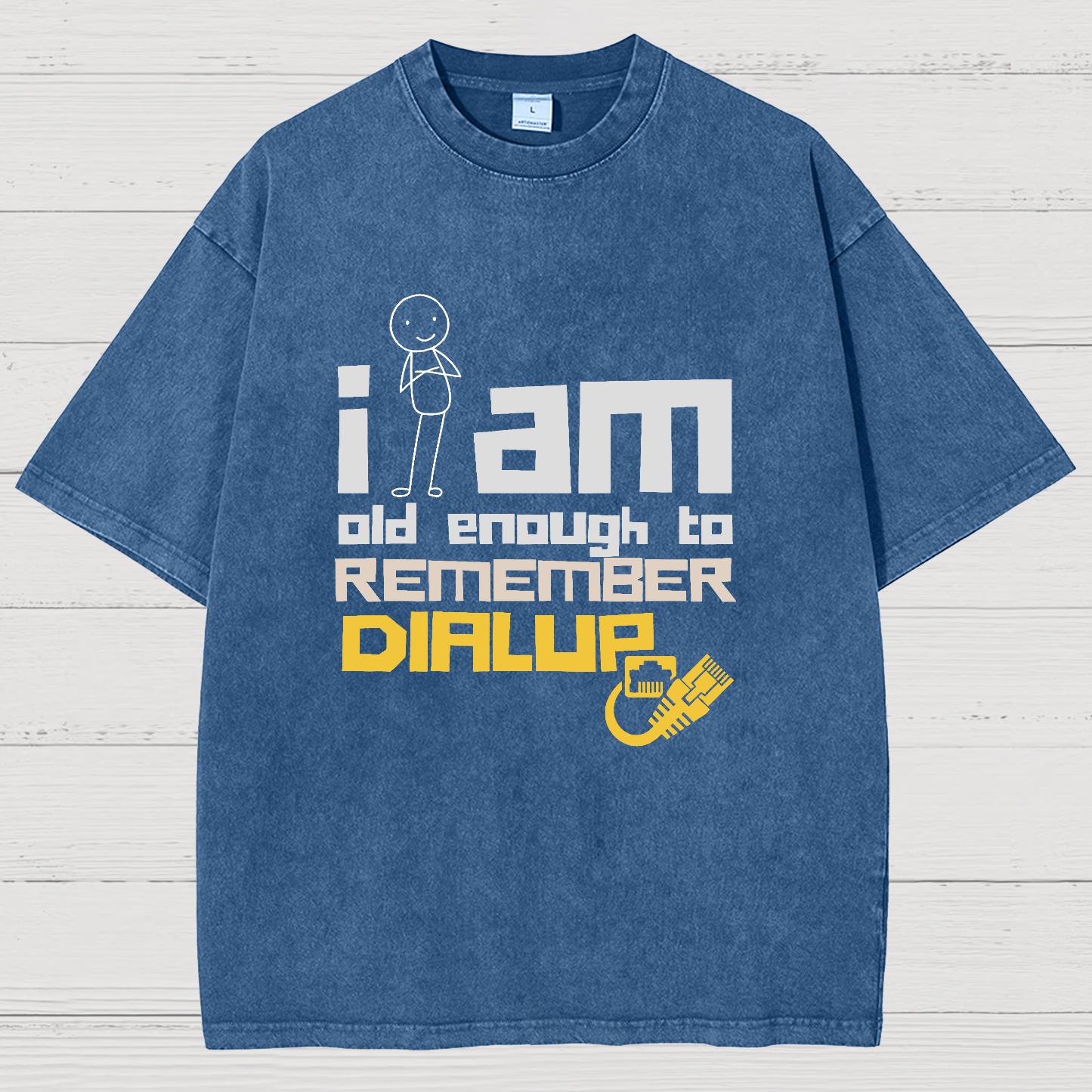 Dialup Internet Vintage Distressed T-shirt