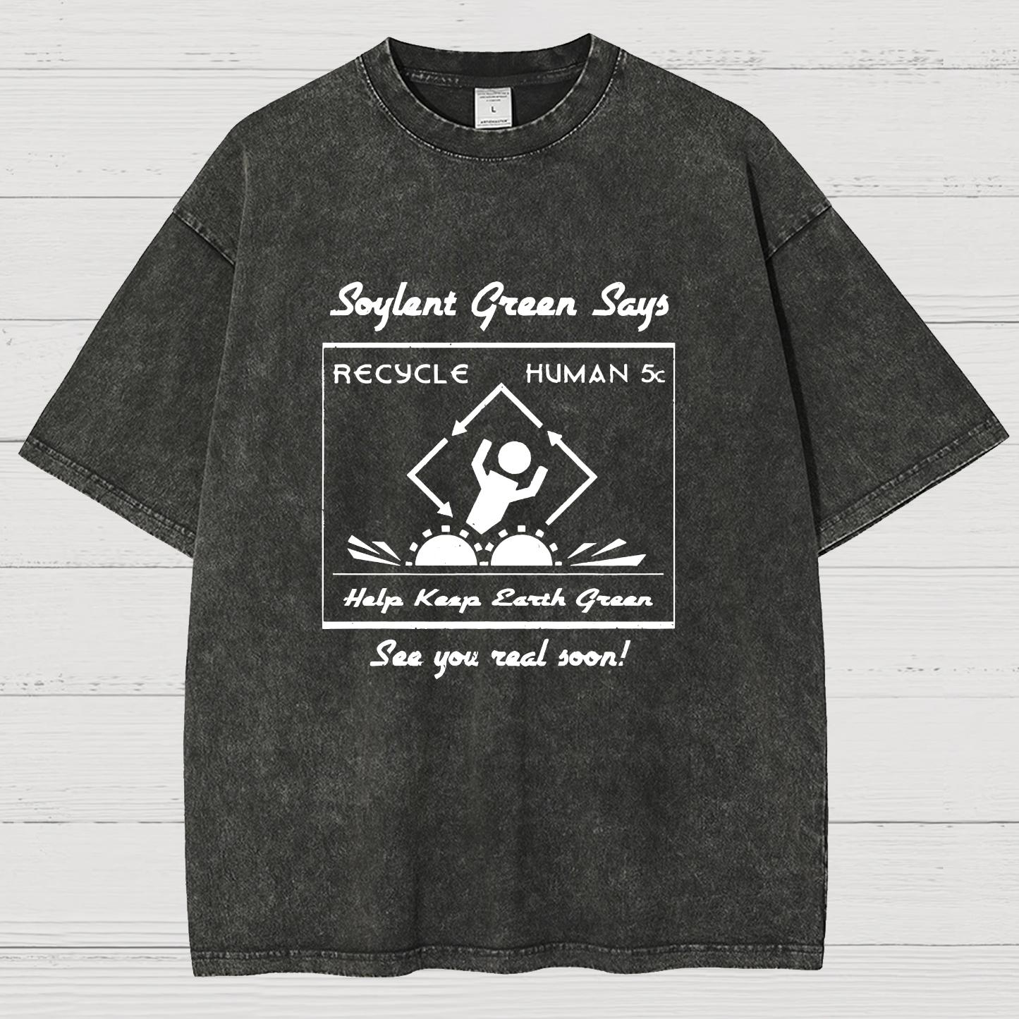 Soylent Green Vintage Distressed T-shirt