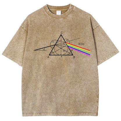 Optical Deconstruction Vintage Distressed T-shirt
