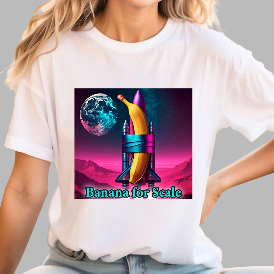 Banana for Scale Space Geek T-Shirt