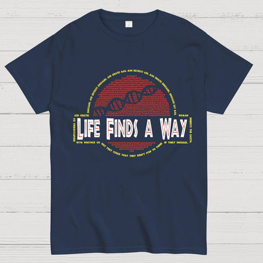Dino DNA Typography Nerdy T-Shirt
