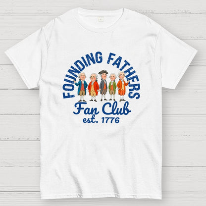 American Founding Fathers Fan Club Geek T-Shirt