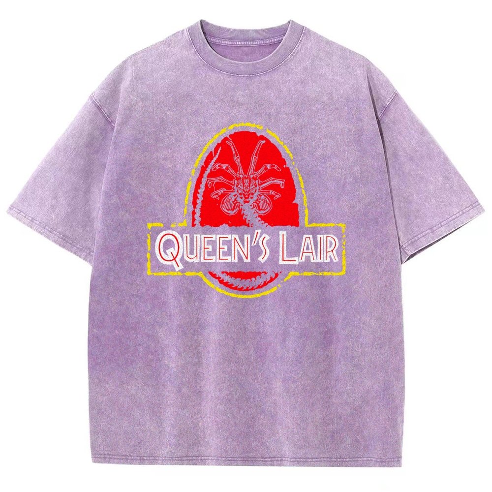 Queen's Lair Vintage Distressed T-shirt