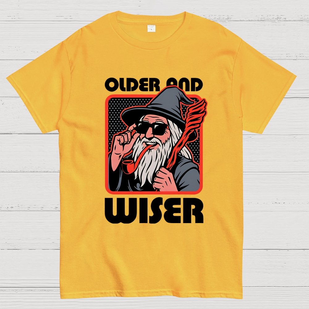 Old Wise Wizard Pop Art Geek T-Shirt