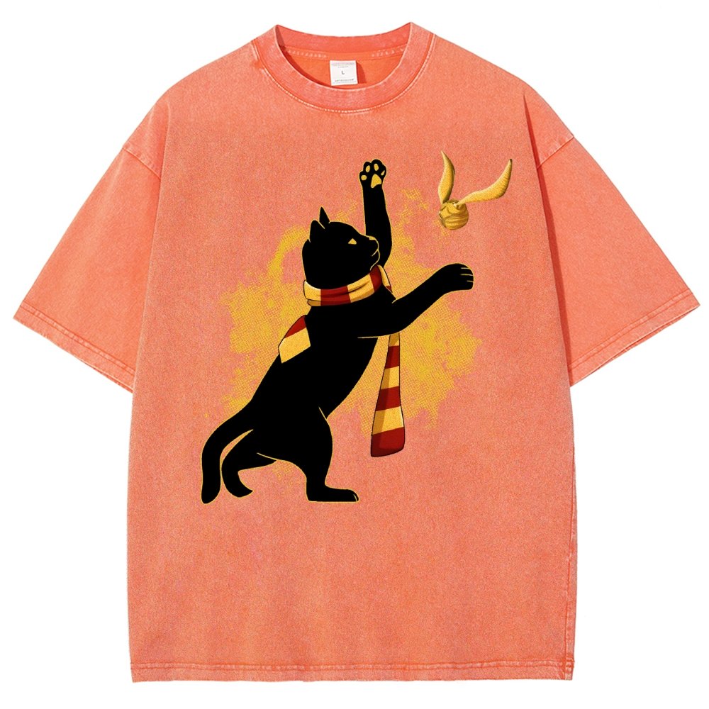 Harry Cat Vintage Distressed T-shirt