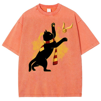 Harry Cat Vintage Distressed T-shirt