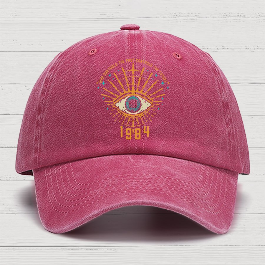 1984 George Orwell Control The Future Cotton Hat