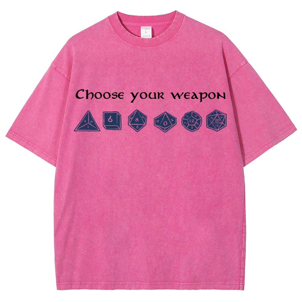 Choose your weapon Vintage Distressed T-shirt