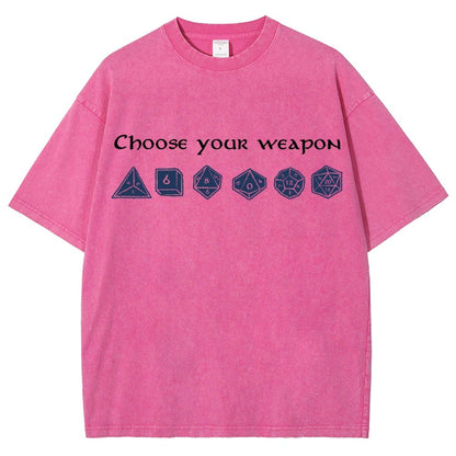 Choose your weapon Vintage Distressed T-shirt
