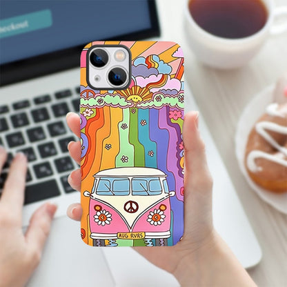 Peace Symbol Rainbow Print Phone Cases