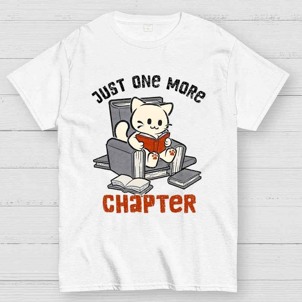 Just One More Chapter Cat Geek T-Shirt