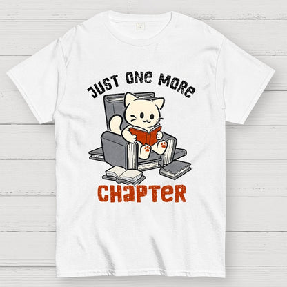 Just One More Chapter Cat Geek T-Shirt