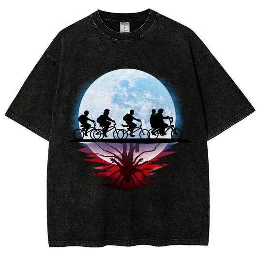 Strange Moon Vintage Distressed T-shirt
