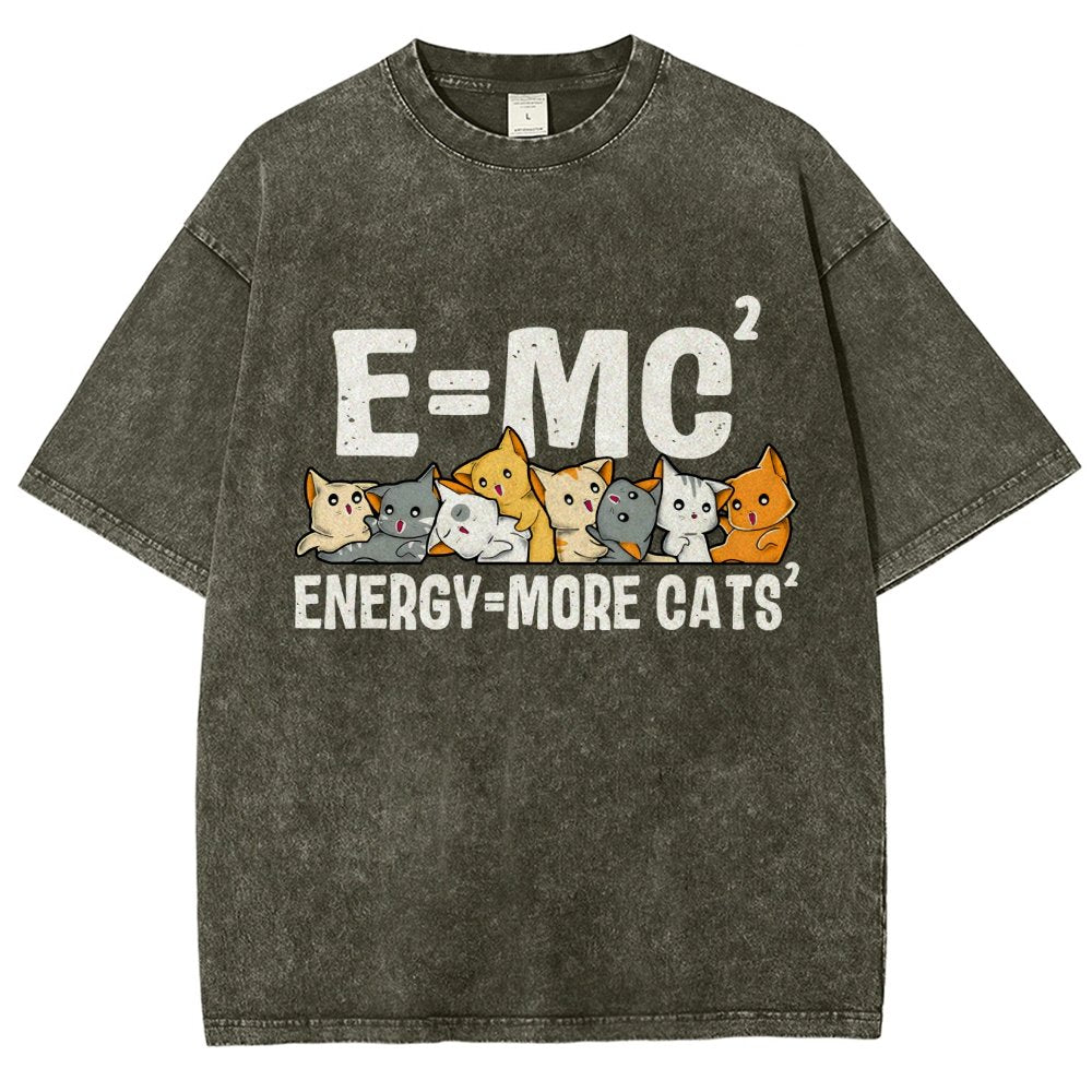 E=MC2 Vintage Distressed T-shirt
