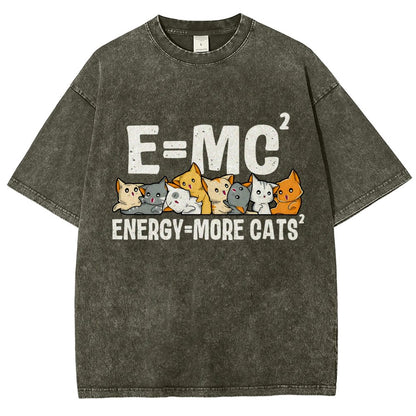 E=MC2 Vintage Distressed T-shirt