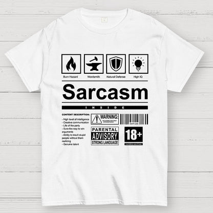 Sarcasm Label Geek T-Shirt